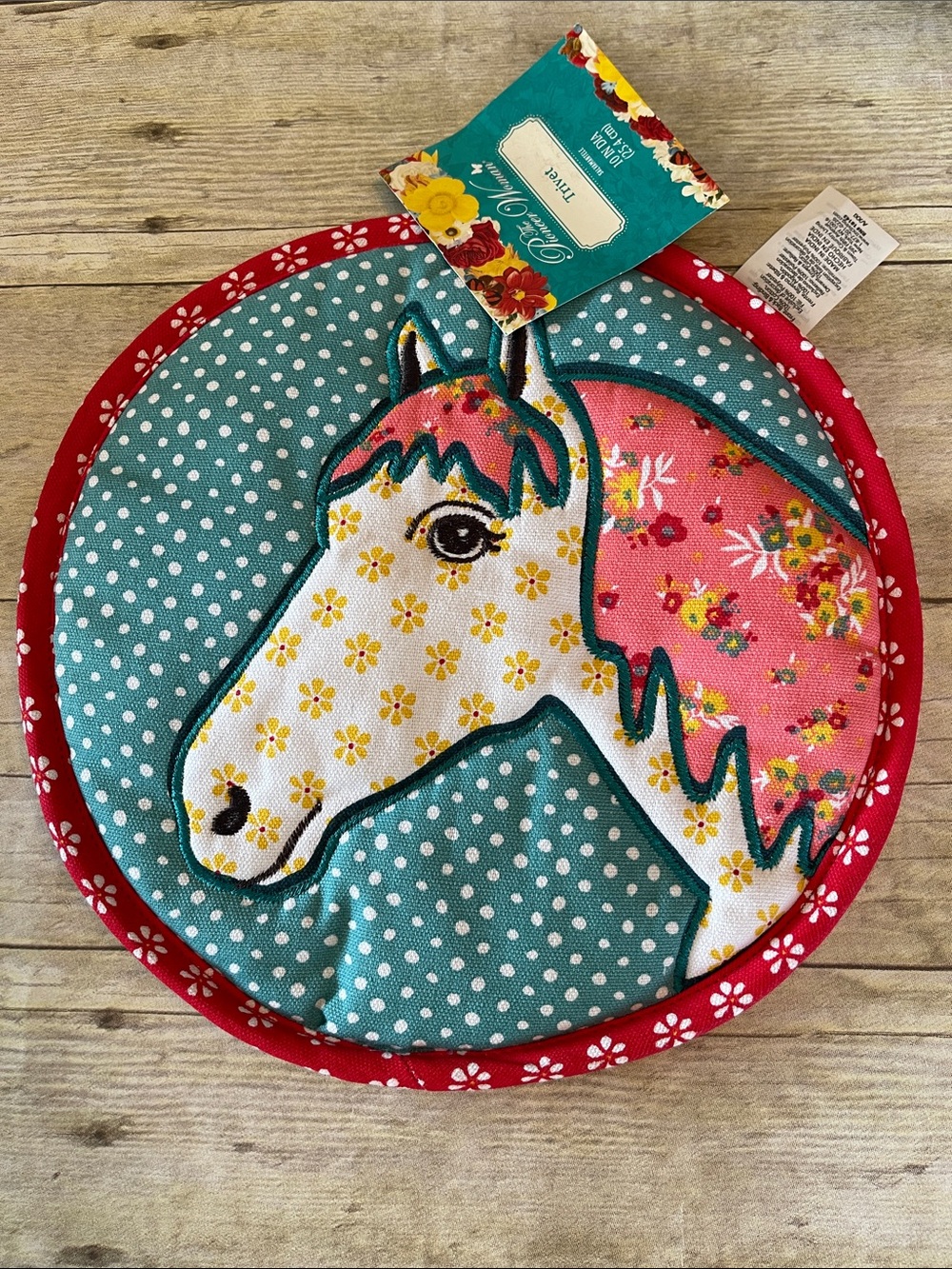 NWT Horse Pioneer Woman Hot Pad/Trivet